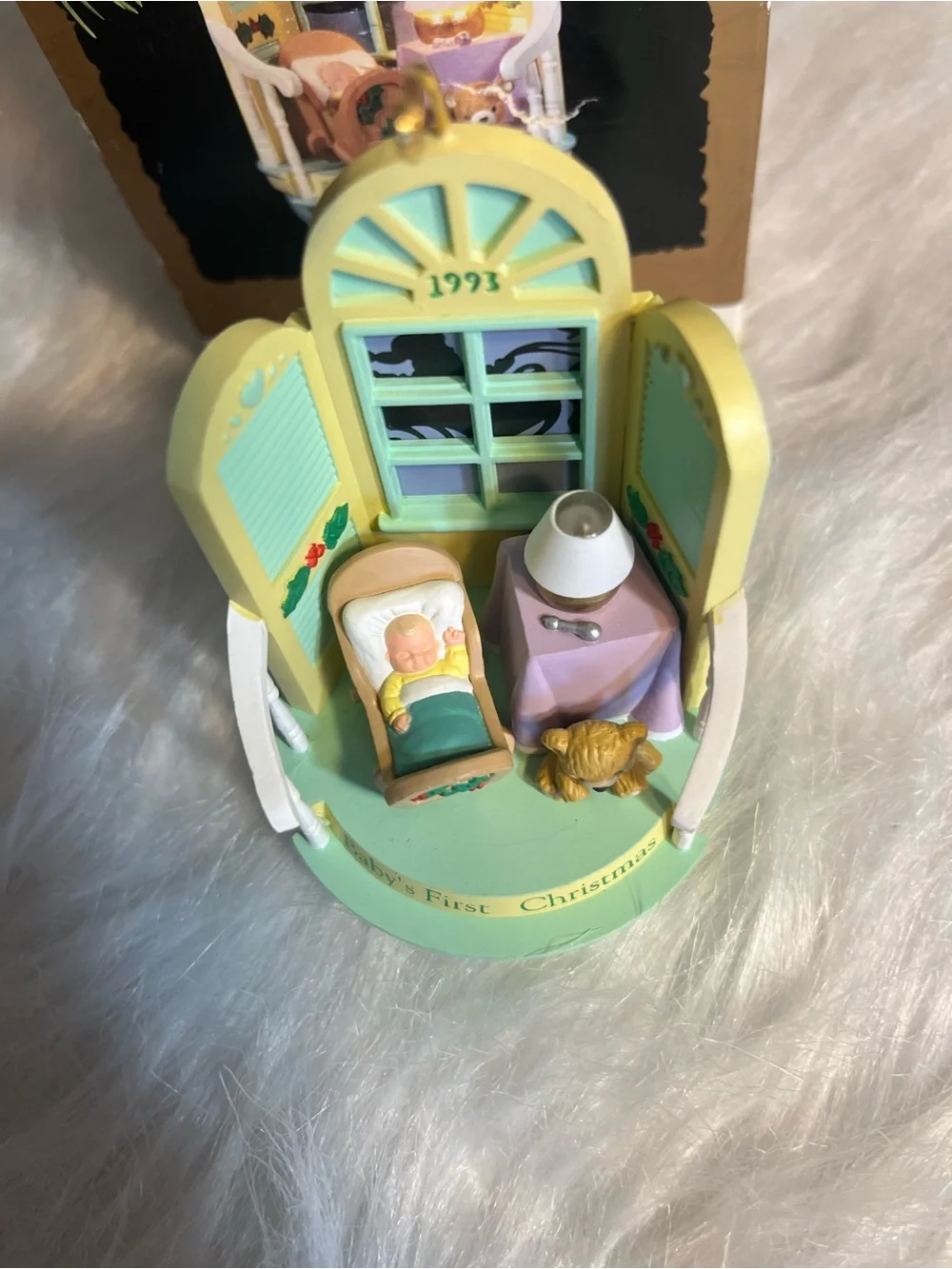 Keepsake 1993 Baby's First Christmas Ornament - Magic Light Series